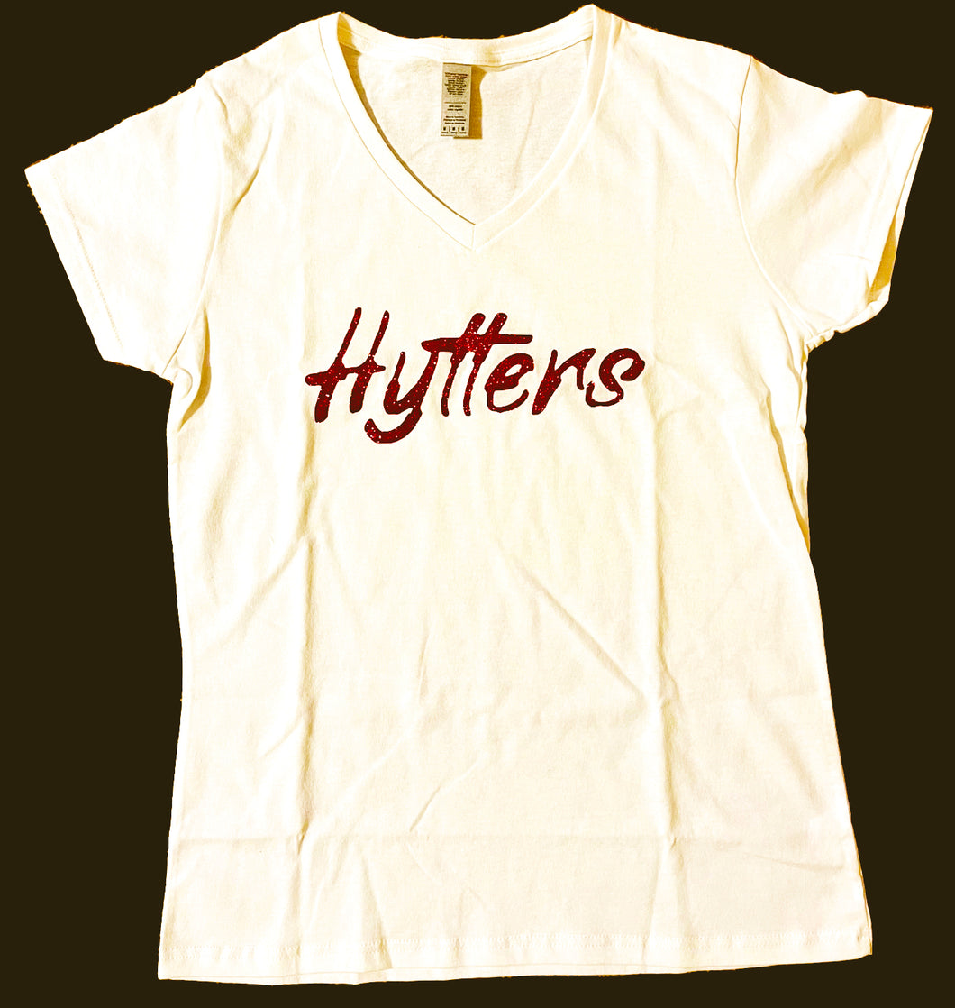 Valentines Red Hytters Logo White Women's T-Shirt